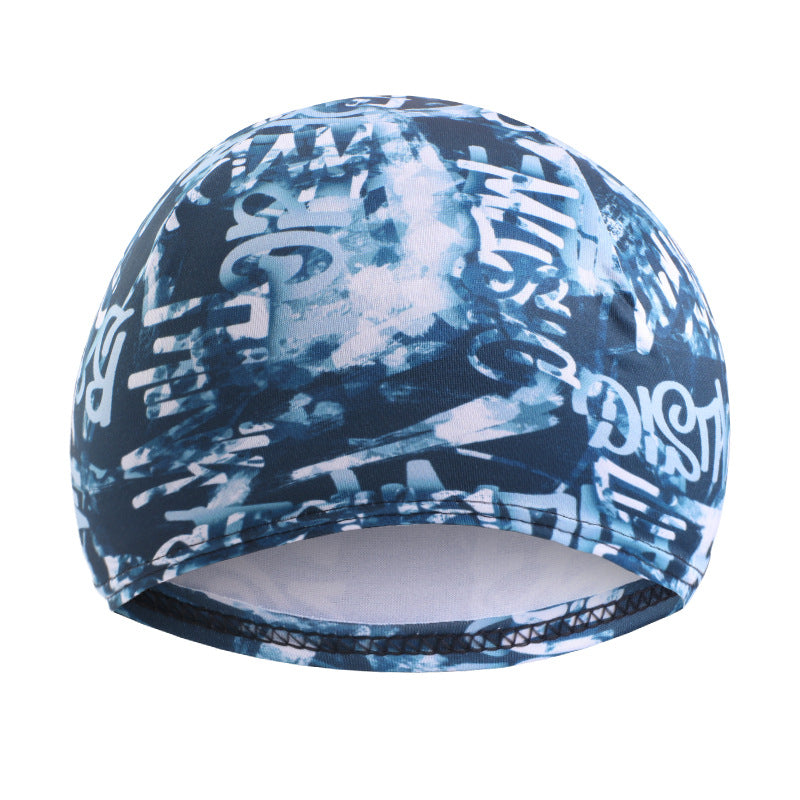 Cross-Border Supply Elastic Headband Round Hat Cashew Flower Pattern Wig Cap Hair Protection Cap Wave Dome Cap Jdu-20F