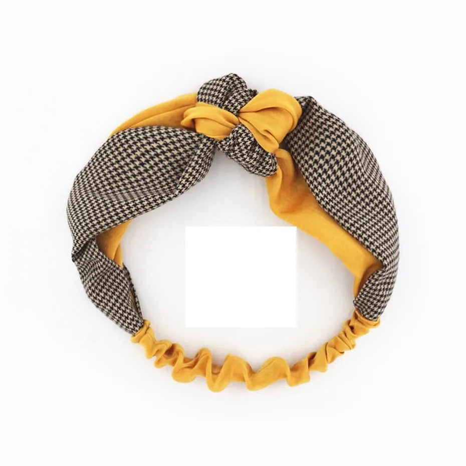 Pure Colour Splice Lace Hairband For Women