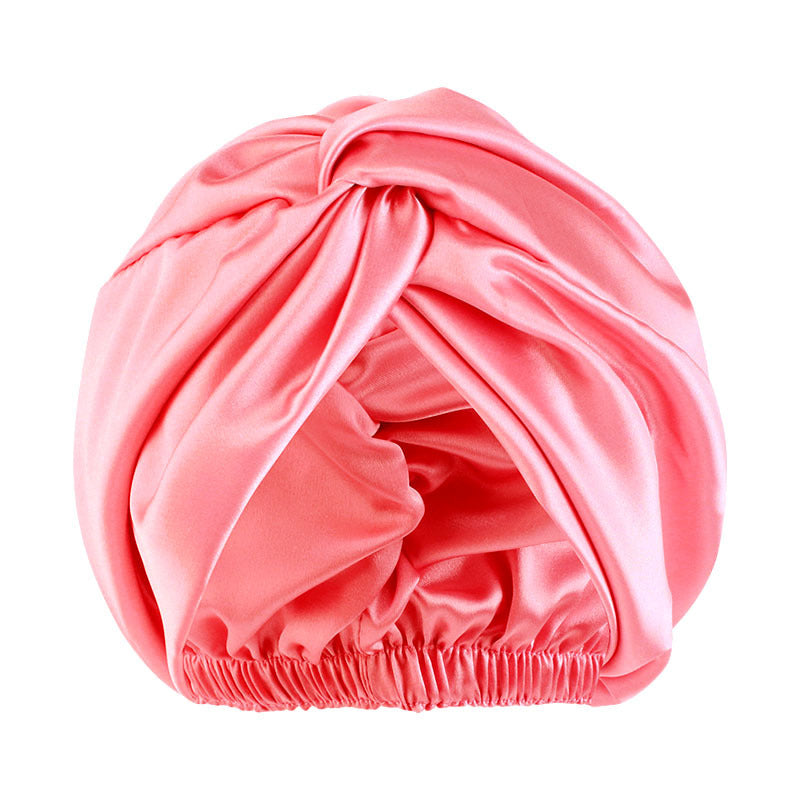 Imitation Silk Nightcap Twisted Headwear Hat Ethnic Style Baotou Hat Indian Hat TJM-473