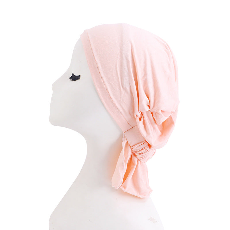 Cross-border supply of new solid color elastic turtle cap modal cotton base cap ethnic cap JDT-231C