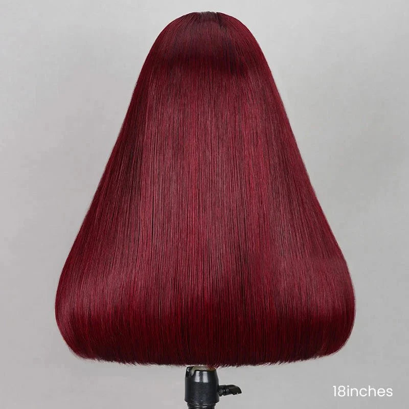 Easily Care Pre-cut Lace Straight Bob Haircut Wig