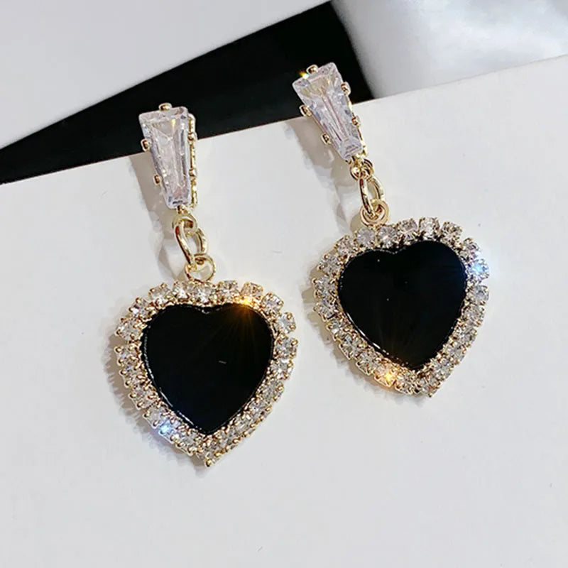 Women's Korean Style Geometric Pattern Silver Material Drop Earrings For Party/Birthday/Gift