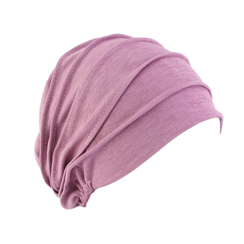 Amazon high quality supply Women's pullover cap chemotherapy cap nightcap hair loss hat TJM-267