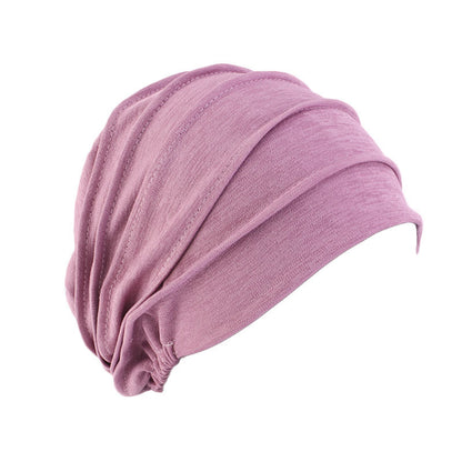 Amazon high quality supply Women's pullover cap chemotherapy cap nightcap hair loss hat TJM-267
