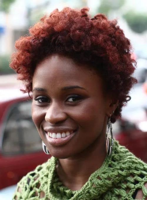 Short Kinky Curly African American 100% Human Hair Full Lace Wigs