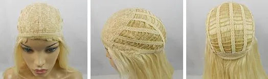 Neue Ankunft glamouröse mittellange, lockere, gewellte Perücke aus 100 % Echthaar, 12 Zoll