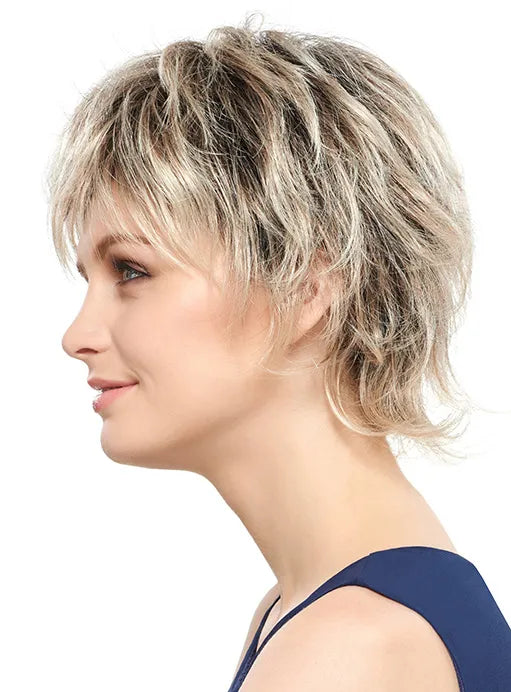 COSCOSS? Glamorous Short Wavy Capless Synthetic Wig 6 Inches