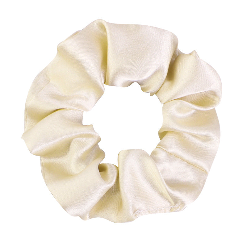 Japanese and Korean version of the new fashion simple satin segment large intestine hair ring hair rope hair FQ-124