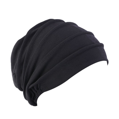 Amazon high quality supply Women's pullover cap chemotherapy cap nightcap hair loss hat TJM-267