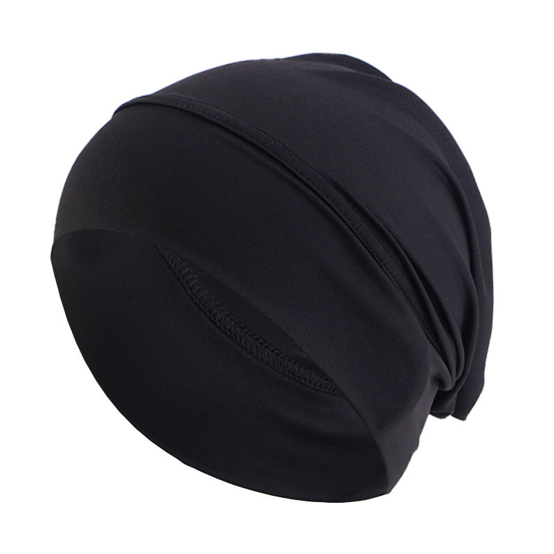 Cross-border supply of ethnic-style elastic turf cap base cap chemotherapy cap baotou hair care cap JDT-485
