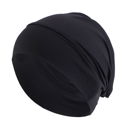 Cross-border supply of ethnic-style elastic turf cap base cap chemotherapy cap baotou hair care cap JDT-485