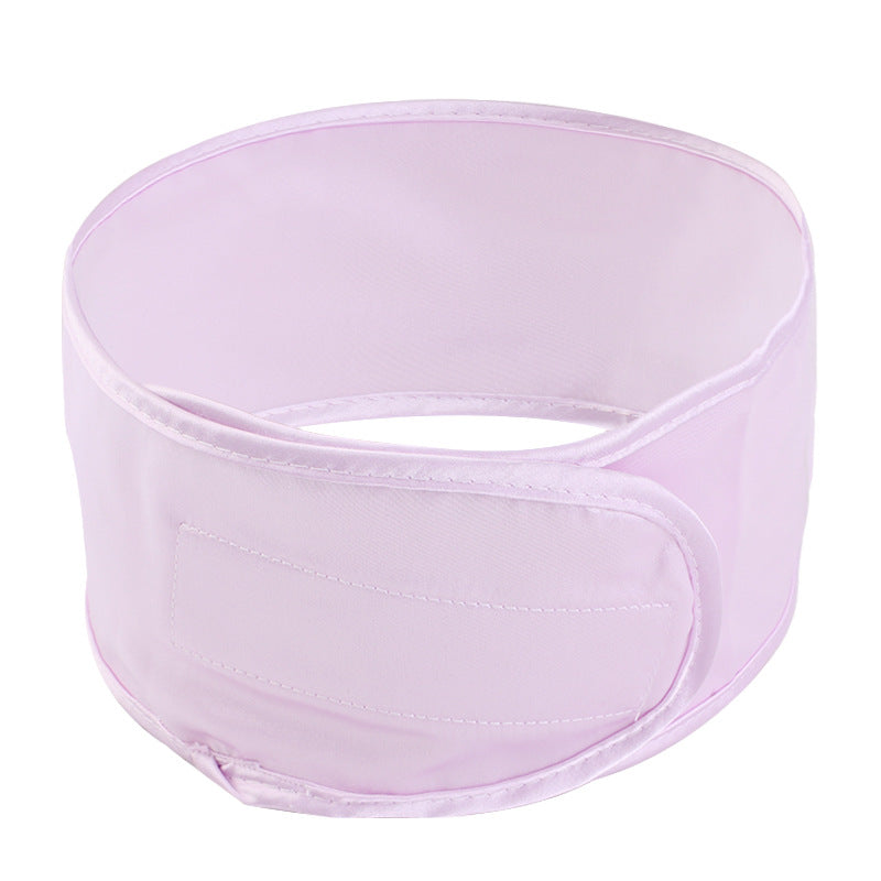 Imitation Silk Adjusting Hair Band Makeup Wash Headband Home Hair Care Headgear Ring Velcro JDF-01A