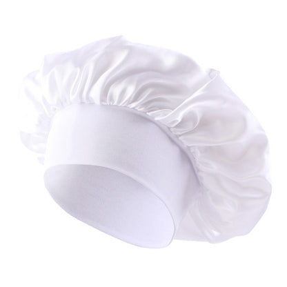 European and American Popular Children's Elastic Wide-brimmed Nightcap Sardin Round Hat Hair Care Tapes TJM-301