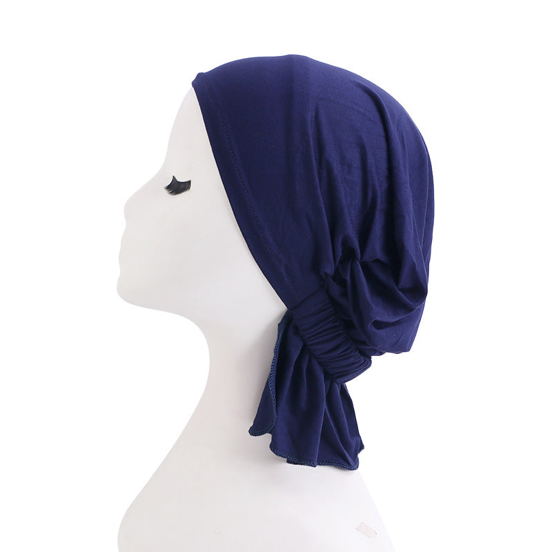Cross-border supply of new solid color elastic turtle cap modal cotton base cap ethnic cap JDT-231C