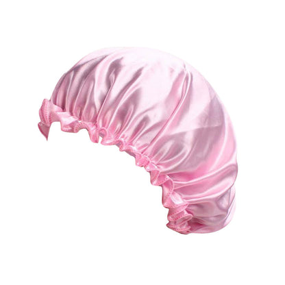 Satin lace nightcap shower cap beauty makeup cap silk home hat TJM-250