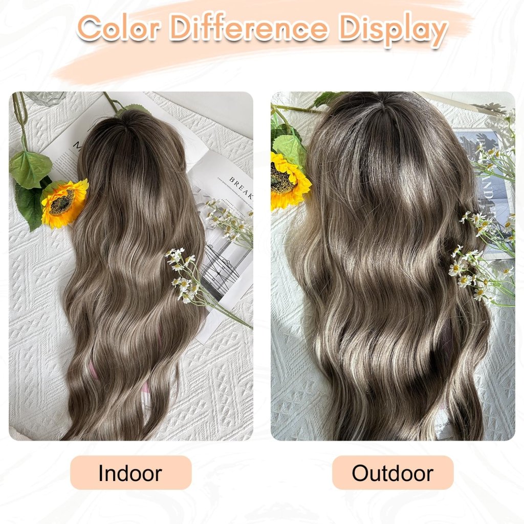 20Inch Wavy Hair Topper for Women Add Volume&Cover Thinning Hair with Natural Looking Hair Piece