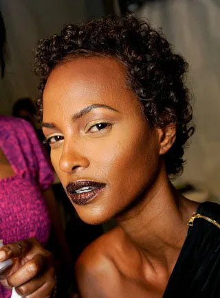 Glamour Real Afro American Hairstyle Short Small Curly 100% Human Hair Full Lace Wig