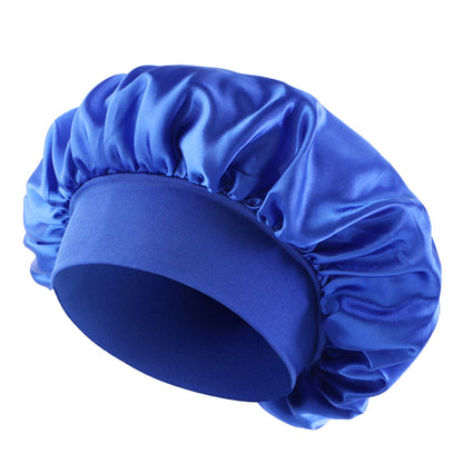 European and American Popular Children's Elastic Wide-brimmed Nightcap Sardin Round Hat Hair Care Tapes TJM-301