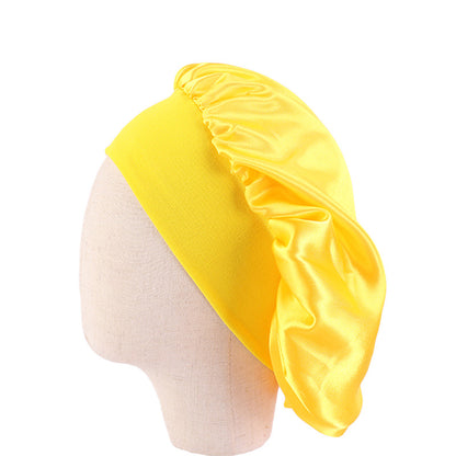Children's Wide-brimmed Nightcap Stretch Hair Band Hat Baby's Tape Hat K-21