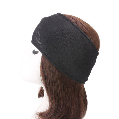 Women's Velcro Beauty Sports Headband Adjustable Face Wash Headband Solid Color Amazon Headband