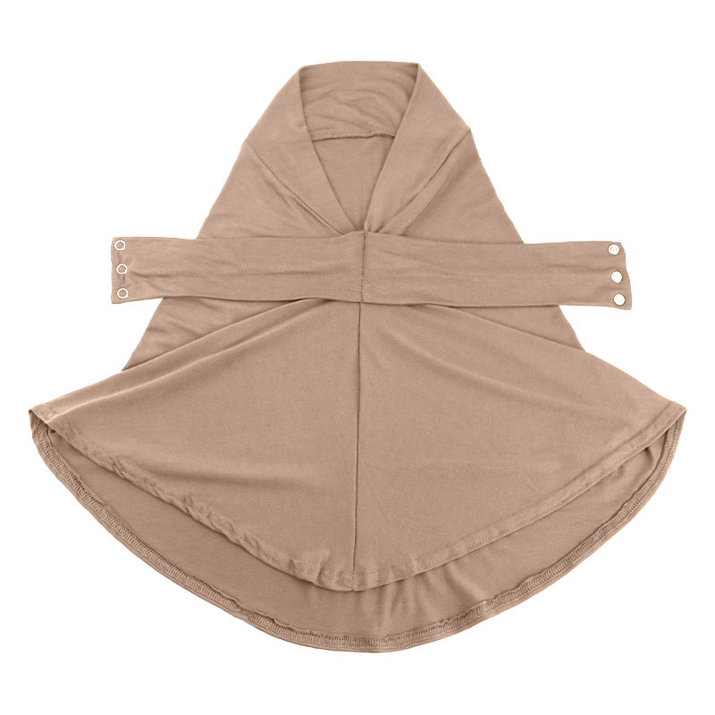 New Modal Skin-Friendly Adjustable Buckle Long Scarf Headscarf Hat Jdt-490D