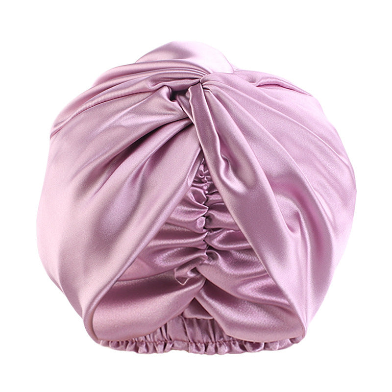 Imitation Silk Nightcap Twisted Headwear Hat Ethnic Style Baotou Hat Indian Hat TJM-473