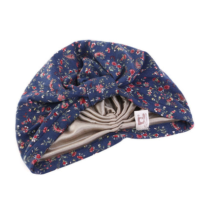 Cross-Border Elastic Hat, Double-Layer Knotted Head Wrap Hat, Yoga Chemotherapy Hat, Amazon Tjm-410