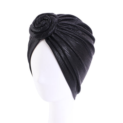 Amazon Retro Floral Fashion Hat, Knotted Ball Turban Hat, Chemotherapy Hat