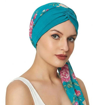 Cross-Border Custom Chiffon Ribbon Outdoor Beach Headscarf Professional Headscarf Factory Custom-Made According to Sample Jdt-456C