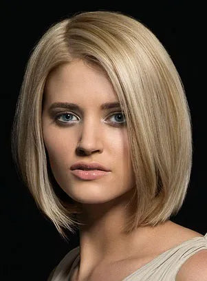 Handcrafted Soft Custom Full Lace 100% Human Hair Bob Hairstyle Wig 10 Inches