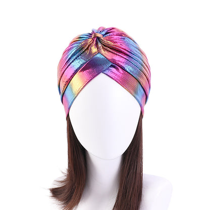 Trendy Laser-Printed Indian Hats, Headscarf Hats, and Headwrap Hats Popular in Europe and America