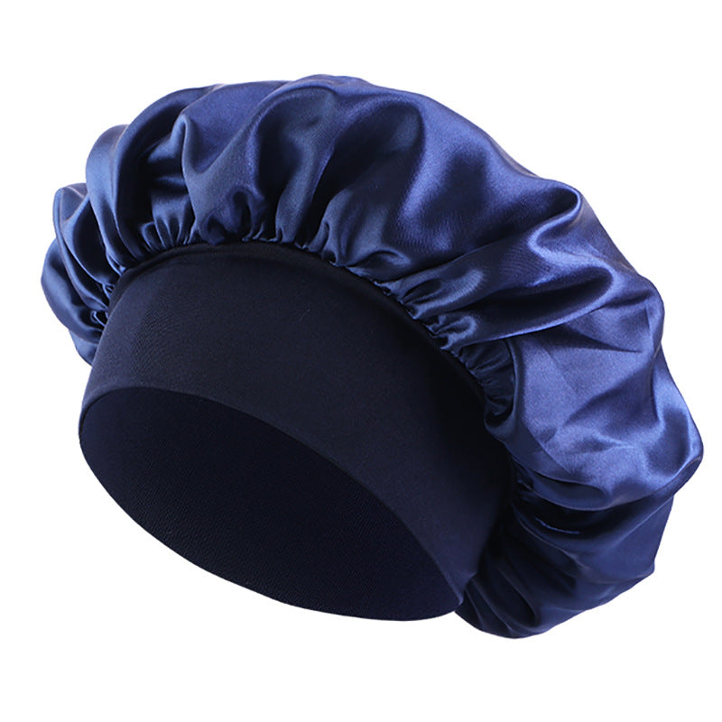 European and American Popular Children's Elastic Wide-brimmed Nightcap Sardin Round Hat Hair Care Tapes TJM-301