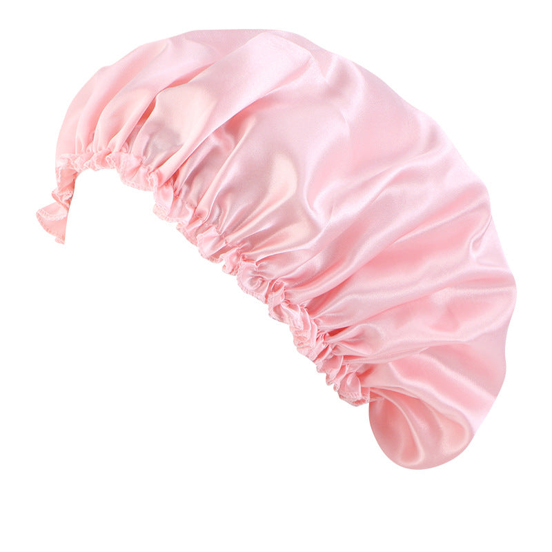 Satin lace nightcap women's round cap hair care CAP Beauty hair cap TJM-250