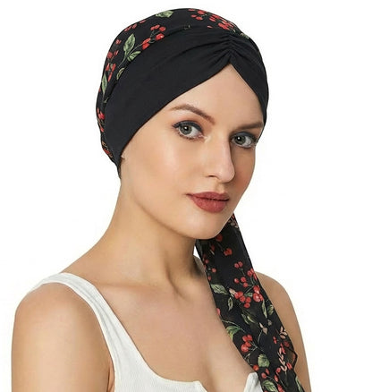 Cross-Border Custom Chiffon Ribbon Outdoor Beach Headscarf Professional Headscarf Factory Custom-Made According to Sample Jdt-456C