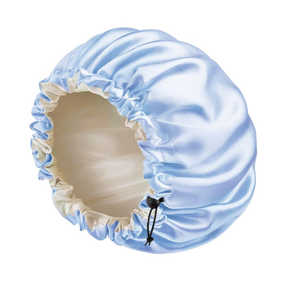 European and American popular adjustable chemotherapy cap shower cap double-sided perm cap Amazon double-layer colored sleeping cap