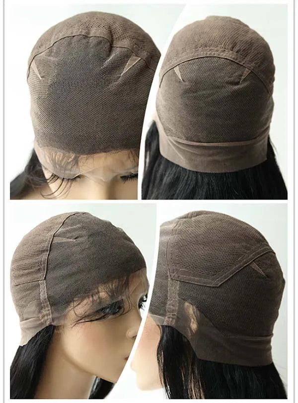 Stylish Short Straight Full Lace Pixie Cut 100% Human Hair Wig