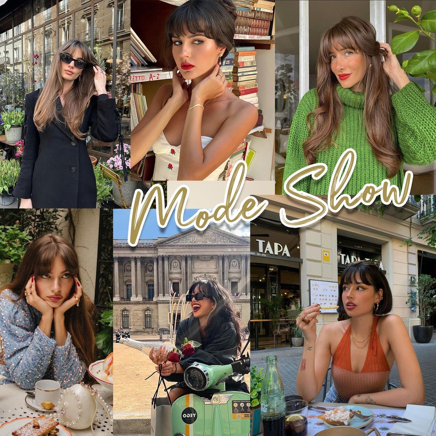 Clip in Bangs Hair Clip 100% Real Human Hair Toppers for women Clip on Bangs Human Hair with Lace Topper Bangs 360°Cover Clip on Bangs for Women Wispy Fake Bangs for Daily Wear