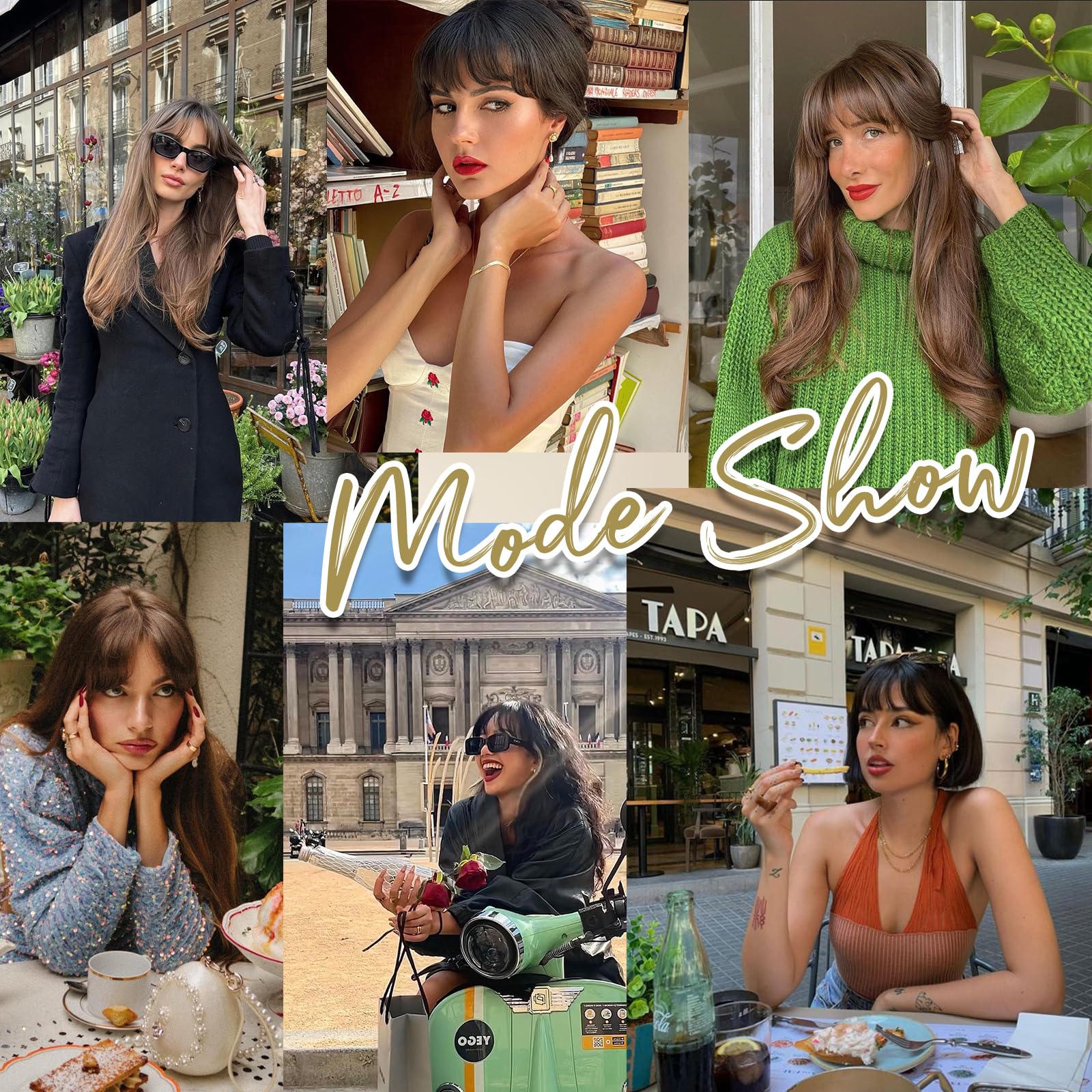 Clip in Bangs Hair Clip 100% Real Human Hair Toppers for women Clip on Bangs Human Hair with Lace Topper Bangs 360°Cover Clip on Bangs for Women Wispy Fake Bangs for Daily Wear