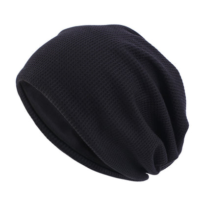 Winter cotton waffle pullover cap moon cap pile long cap nightcap TTM-132