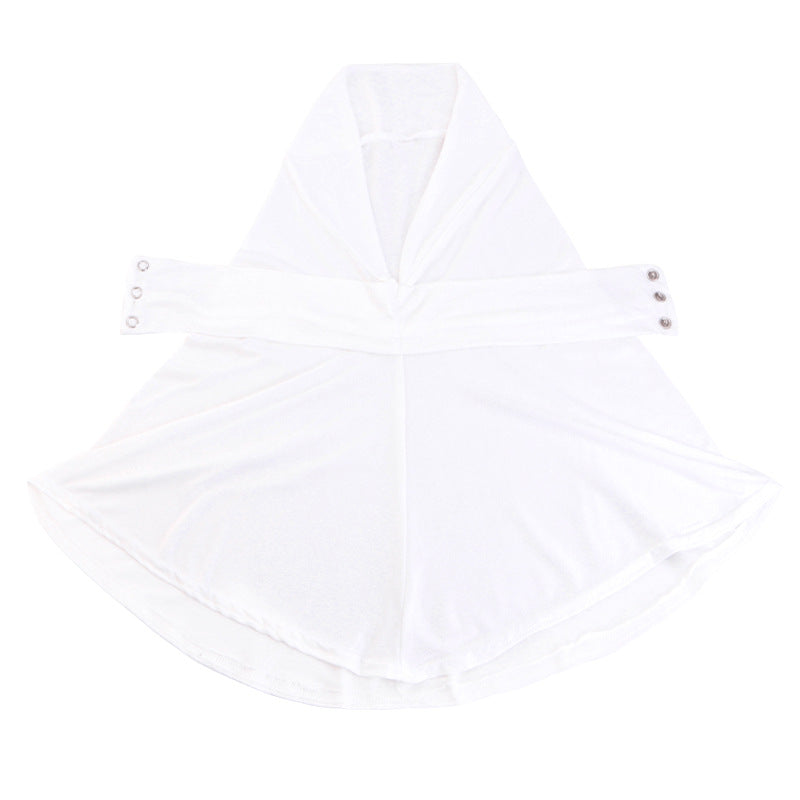 New Modal Skin-Friendly Adjustable Buckle Long Scarf Headscarf Hat Jdt-490D