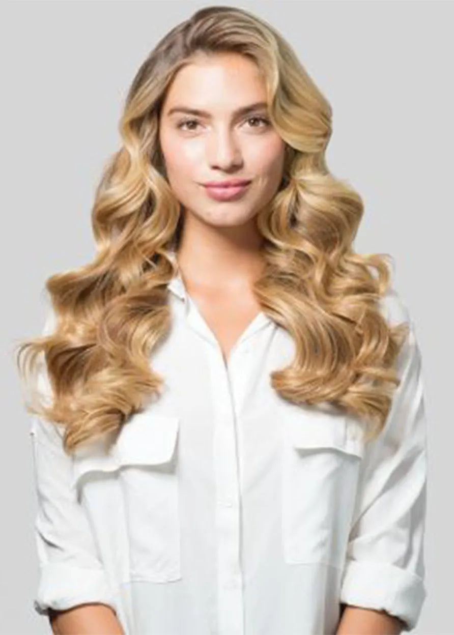 Women's Long Length Wavy Hairstyle Body Wavy Synthetic Hair Lace Front Wigs 22Inch