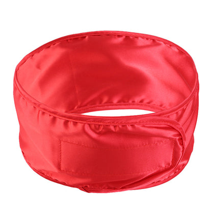 Imitation Silk Adjusting Hair Band Makeup Wash Headband Home Hair Care Headgear Ring Velcro JDF-01A