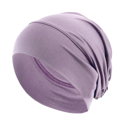 Cross-border supply of ethnic-style elastic turf cap base cap chemotherapy cap baotou hair care cap JDT-485