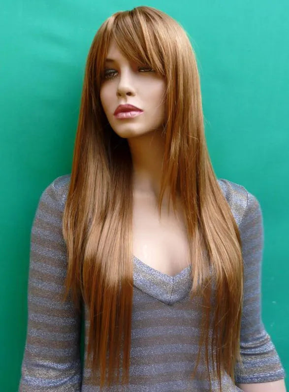 New Arrival Custom Silky Smooth Straight 24 Inches Heat Resistant Synthetic Wig