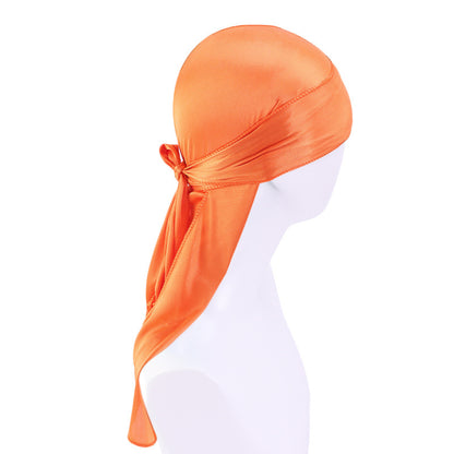 Foreign trade hat imitation silk pirate hat bag turban hat hip-hop Cape hat can be customized LOGO printing