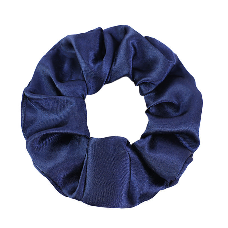 Japanese and Korean version of the new fashion simple satin segment large intestine hair ring hair rope hair FQ-124