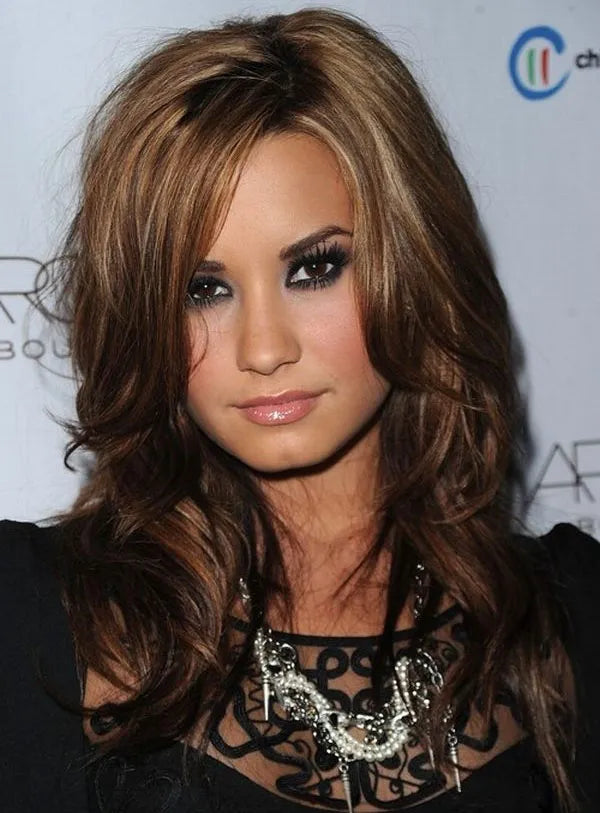 New Arrival Amazing Celebrity Hairstyle Long Wavy Synthetic Lace Wig 16 Inches