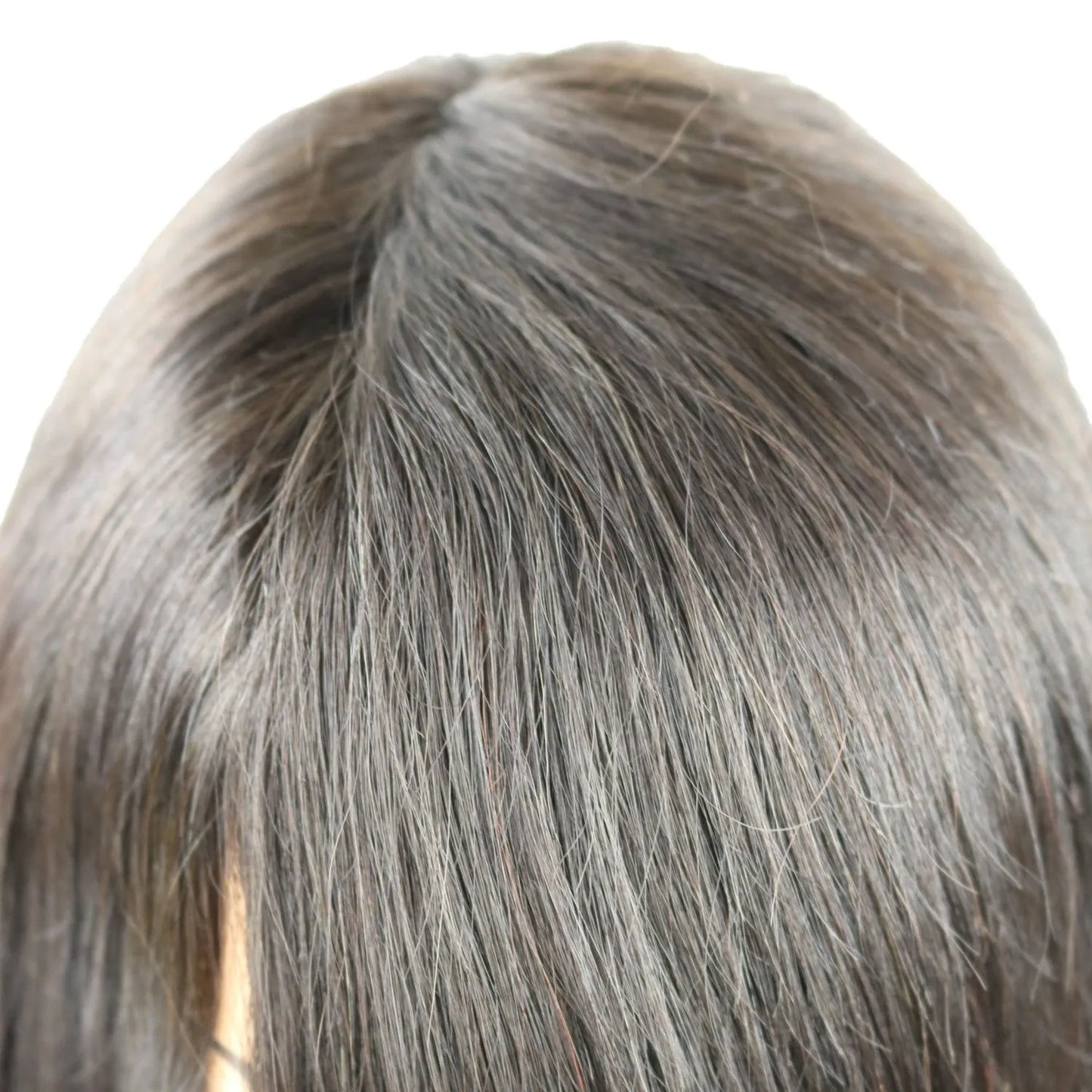 Taraji Henson Kurze, glatte Bob-Frisur, Echthaar, kappenlose Perücke, 10 Zoll