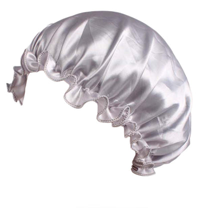 Satin lace nightcap women's round cap hair care CAP Beauty hair cap TJM-250