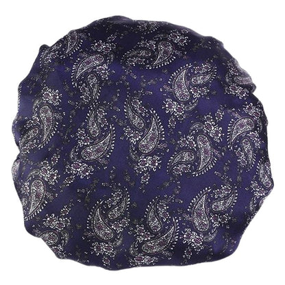 Amoeba wide-brimmed elastic hair band nightcap satin round CAP Beauty hair cap shower cap satin bonnet